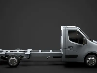 Renault Master SingleCab SW E30 Chassis 2014 3D model