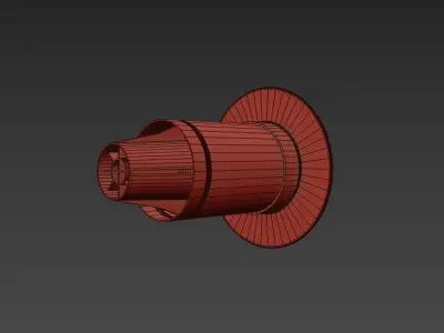 coaxial chimney for combi boiler Free 3D model