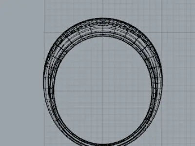 Anello Linee madri Free 3D model