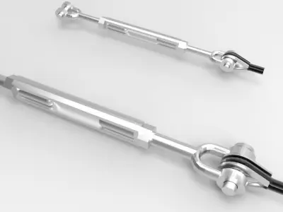 Crosby turnbuckles Free 3D model