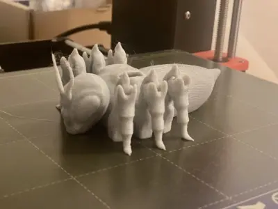 FLEXI HORNET BEE PRINT IN PLACE Free 3D print model