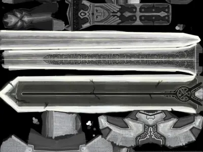 Finite Arms - Bundle Low-poly 3D model