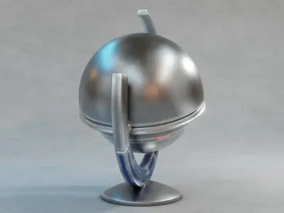 Sci-fi sphere modern art Free 3D model