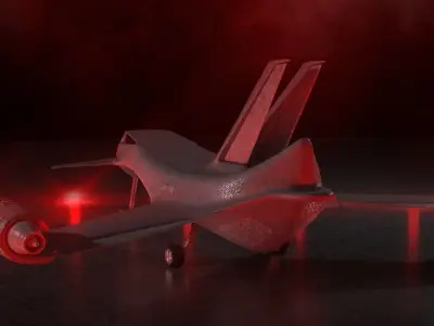 Anti-radar drone 3D model