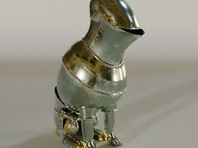 Dog Armor Medium Poly High Res Textures 3D model