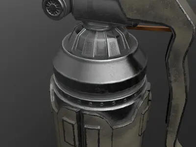 Detailed Stun Grenade - Low poly with 4K textures Free 3D model