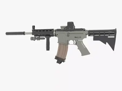 Colt M4A1 3D model