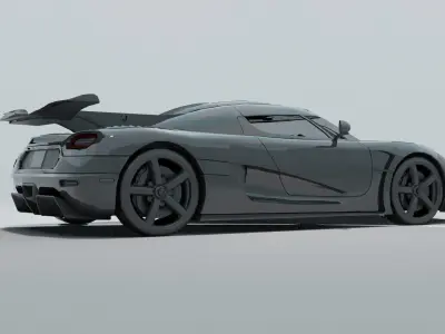Koenigsegg Agera Free low-poly 3D model