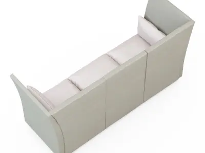 Sofa Asnaghi Timeless 3D model