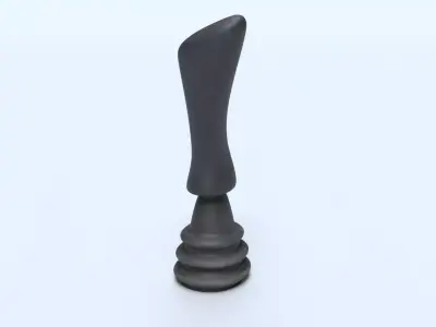 Single Controller Joy Stick Low-poly 3D model