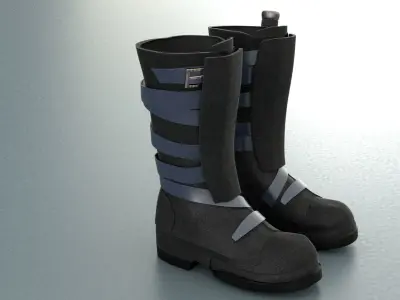 laos Game Military Boot Low-poly 3D model