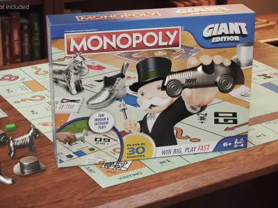 Monopoly Giant Edition Game Box 3D model