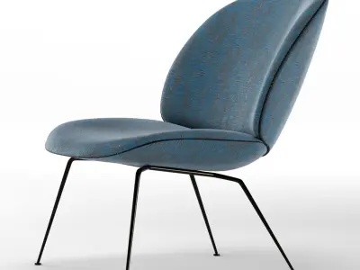 Beetle Lounge Chair - Gubi 3D model
