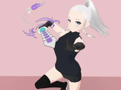 Swordsoul of Mo Ye Sword Low-poly 3D model