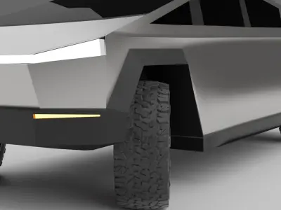 tesla cybertruck model Free 3D model