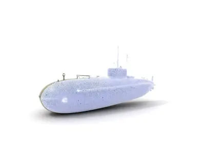 Orio Military Submarine model pack Low-poly 3D model