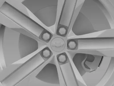 Chevrolet Camaro ZL1 2012 wheel 3D model