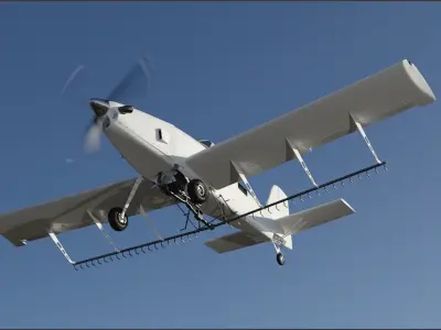 Crop Duster Plane 3D model