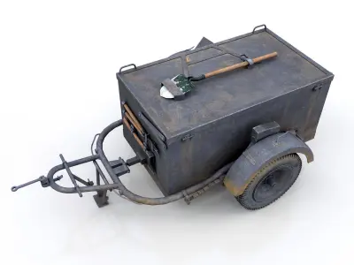 SD AH 51 - Trailer 3D model