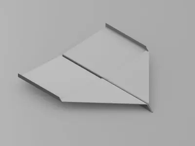 Paper Plane - Glider 3D model