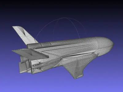 Boeing X-37B OTV Experimental Spaceplane Miniature 3D print model