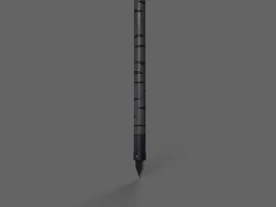 PBR Polearm V4a Low-poly 3D model