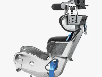 kirkey containment racing seat 3D model