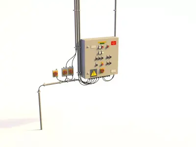 Schaltschrank electrical device 3D model