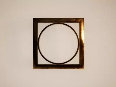 Bronze Wall Decoration 04 Free low-poly 3D model