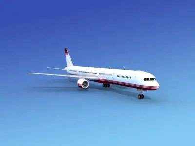 Boeing 757-300 Corporate 3 3D model