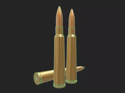 280 Ross Ammo Low-poly 3D model