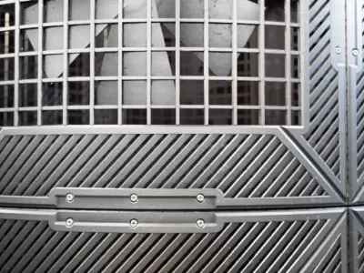 Metal Ventilation Floor with Substance PBR Material and Texture