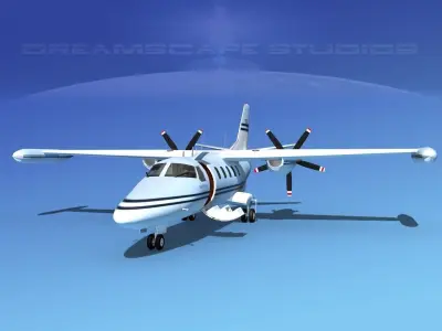 Dreamscape AF-46 Turbo Star Executive V09 3D model