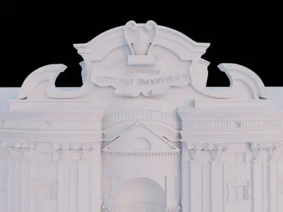 Palazzo Carignano - High-Quality 3D model