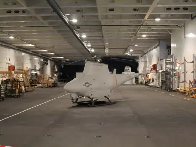 Northrop Grumman MQ-8 Fire Scout Low-poly 3D model