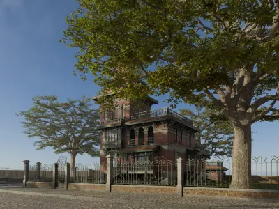 Old Manor 3D model