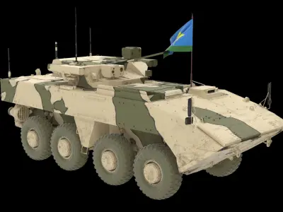 VPK-7829 Bumerang Special Dirt Low-poly 3D model