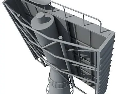 Detailed Radar 4 3D model