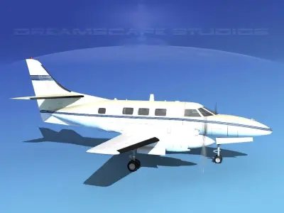 Swearingen SA226-T Merlin III V07 3D model
