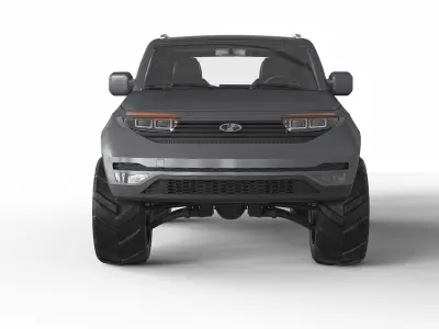 Lada Niva X concept 3D model