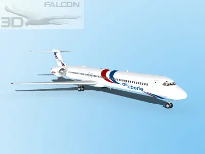 Falcon3D MD-80 Air Liberte 3D model