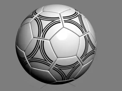 Soccer ball v2 3D model