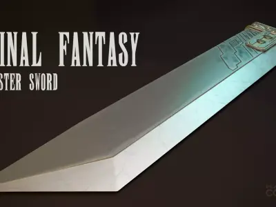Final Fantasy - Buster Sword 3D model