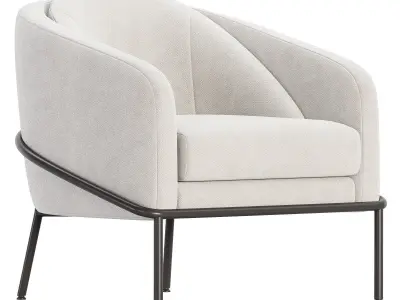 Angelo Lounge Chair 3D model