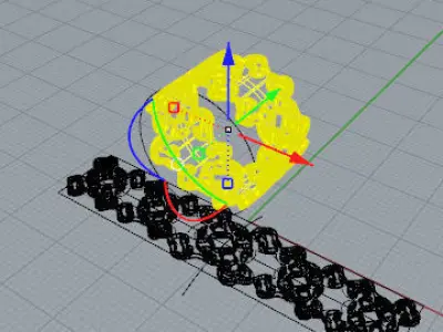  Anello flow font trasformato Free 3D model