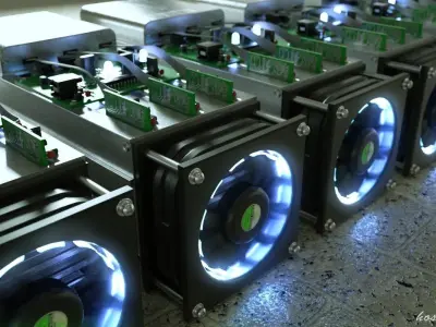 Antminer Cryptocurrency Mining Hardware - S9j 3D model