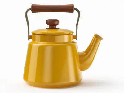 Teapot Low Poly 3D Model