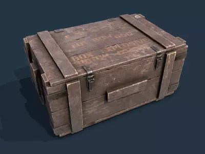 Dynamite Box  Low-poly 3D model