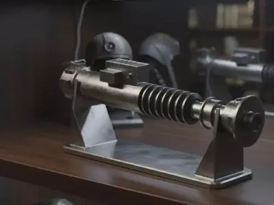 Lightsaber Luke Skywalker 28 cm lenght - Commercial License 3D print model