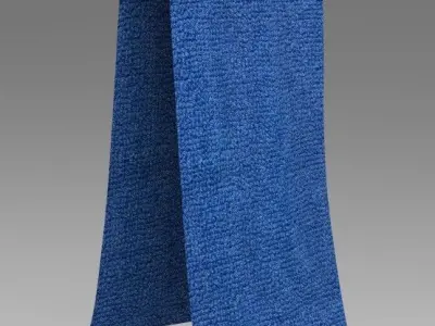 Set 5 in 1 Cloth 5 Low-poly 3D model